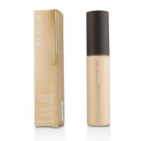 Becca Shimmering Skin Perfector Liquid Highlighter Illuminator Champagne 1.7 oz - Picture 1 of 6